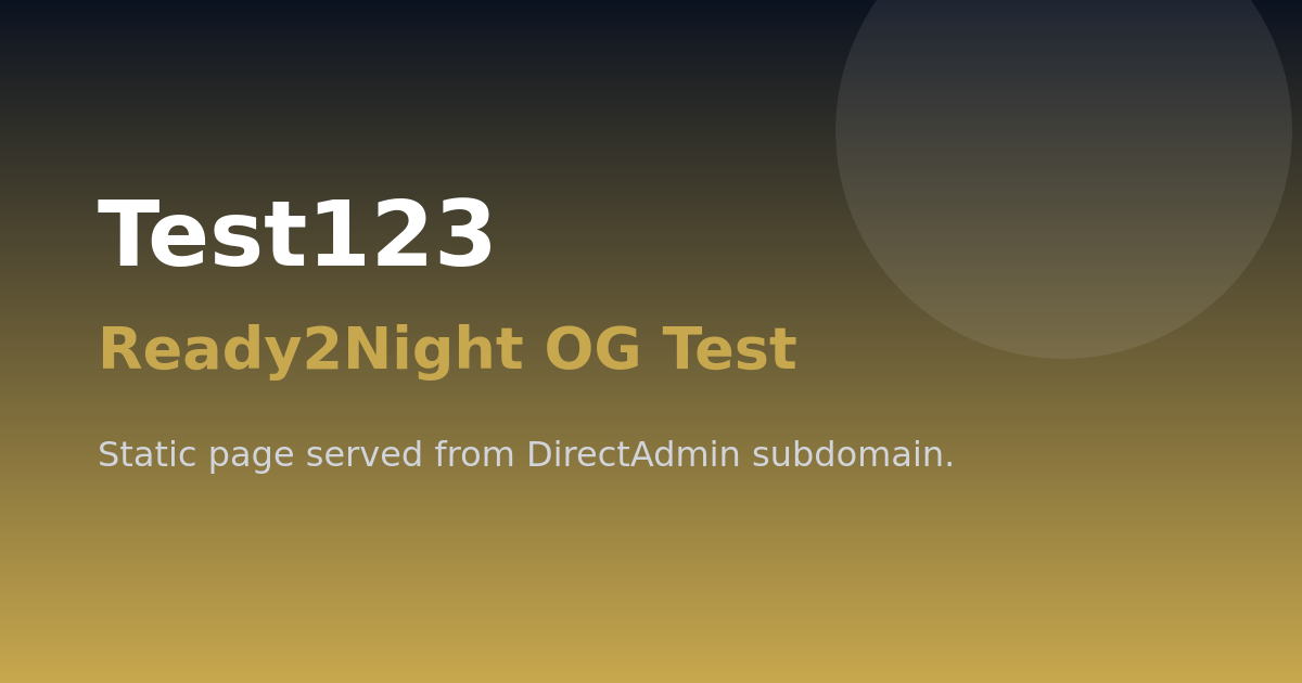 Test456 Ready2Night Open Graph image
